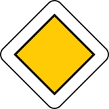 Öncelikli yol başlangıcı.
