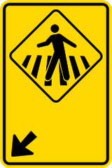 Fußgängerüberweg.