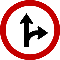 この道路標識は何を意味しますか？
