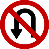 Wenden verboten.