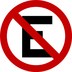 Parken verboten.