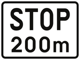 ... metre ileride dur.