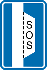 SOS telefonlu acil durma yeri.