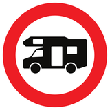 Motorlu karavanlar yasaktır.