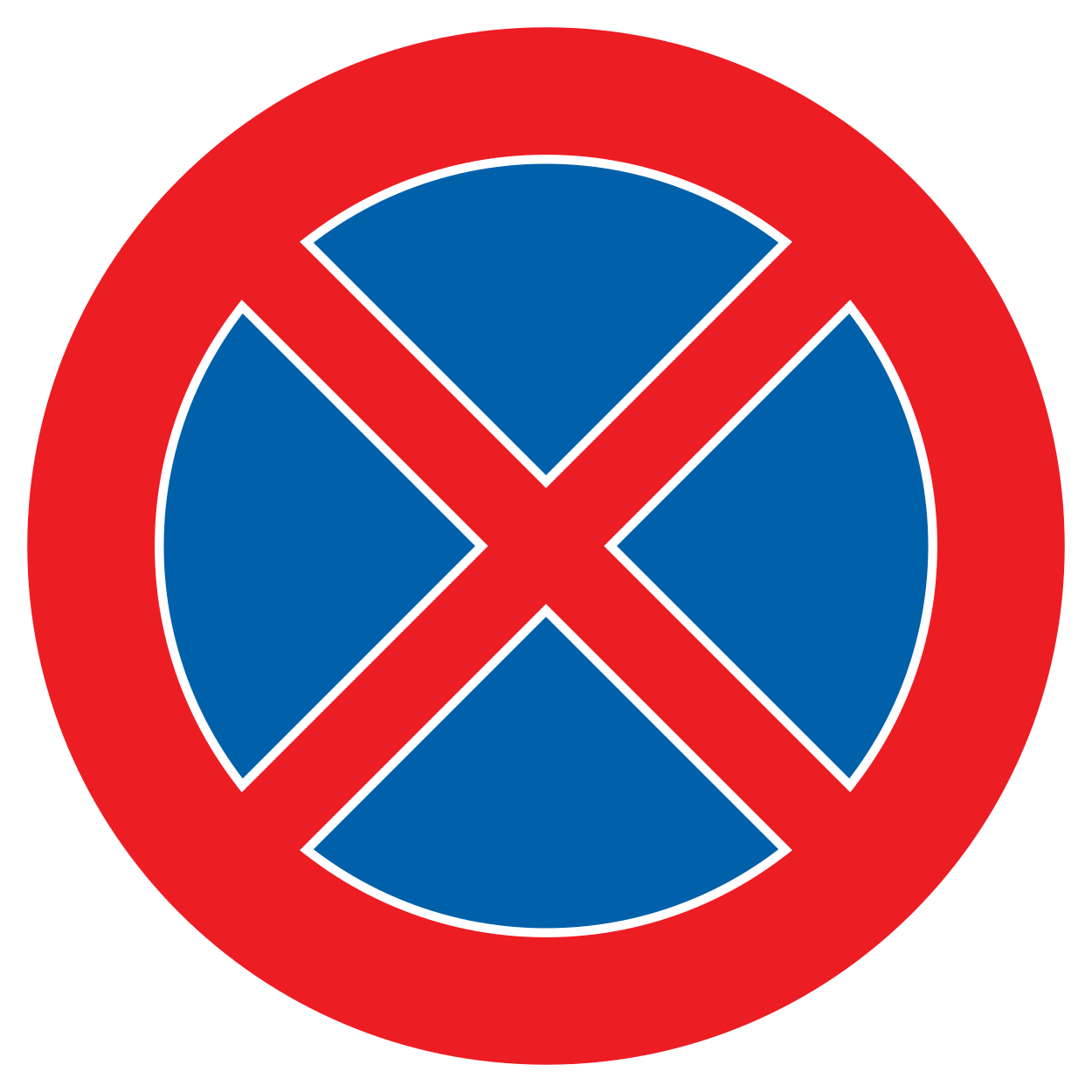 Halten und Parken verboten.