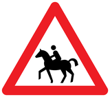 Binici uyarısı.