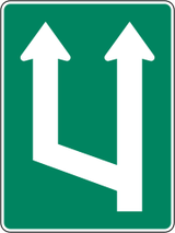 Start of a new lane.