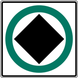 Mandatory route for dangerous goods.