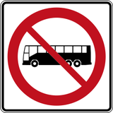 Buses prohibited.