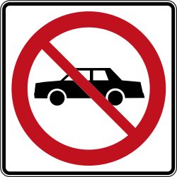 Pkw verboten.
