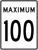 Start of a speed limit.