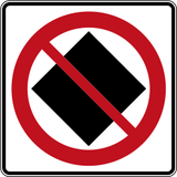 Vehicles carrying dangerous goods prohibited.