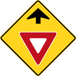 Give way ahead.