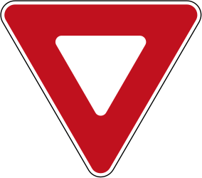 Give way.