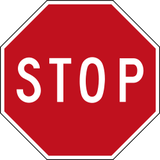 Stop and give way.