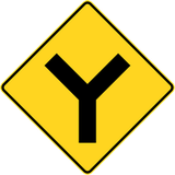 Warning for an uncontrolled Y-junction.