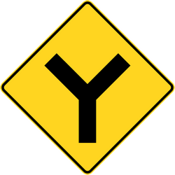 Warning for an uncontrolled Y-junction.