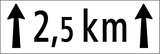 Für ... Kilometer.