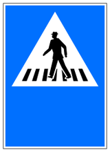 Fußgängerüberweg.