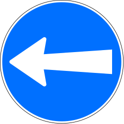 Mandatory left.