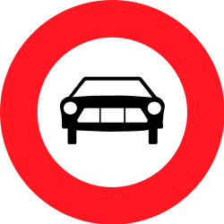 Pkw verboten.