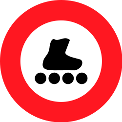 Skater verboten.