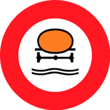 Fahrzeuge mit wassergefährdenden Stoffen verboten.
