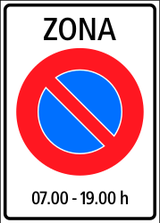 Beginn einer Parkverbotszone.