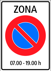Beginn einer Parkverbotszone.