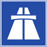 Start of a motorway.