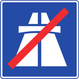 End of the motorway.