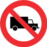 Trucks prohibited.