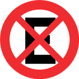 Parking and stopping prohibited.