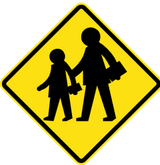 Warning for children.
