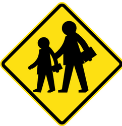 Warning for children.
