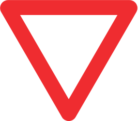 Give way.