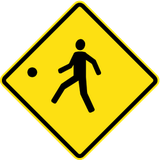 Warning for a playground.