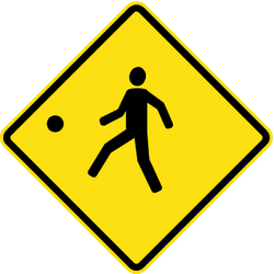 Warning for a playground.