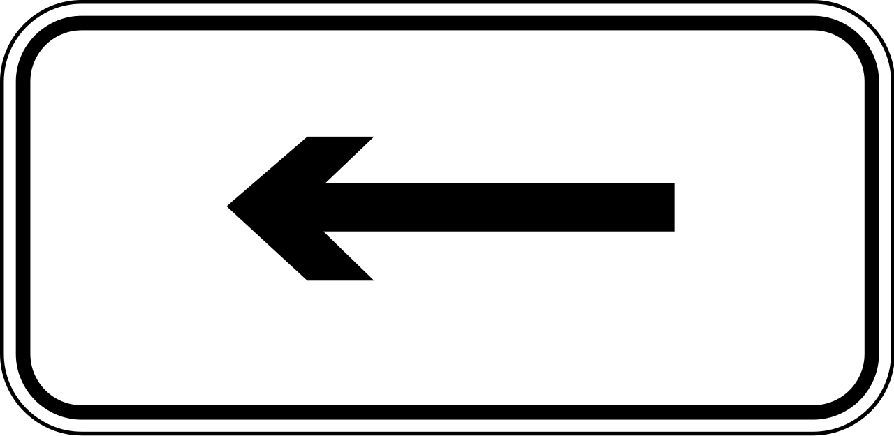 To the left.