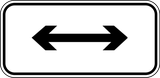 To the left or right.