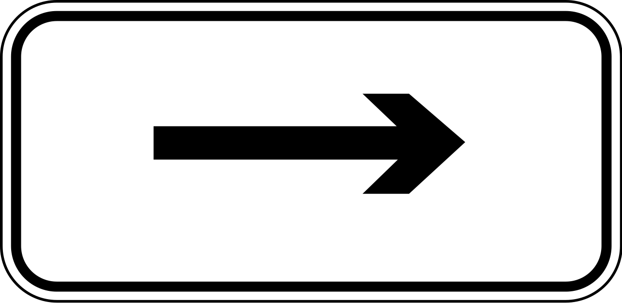 To the right.