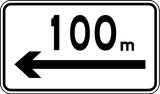 ... metres to the left.
