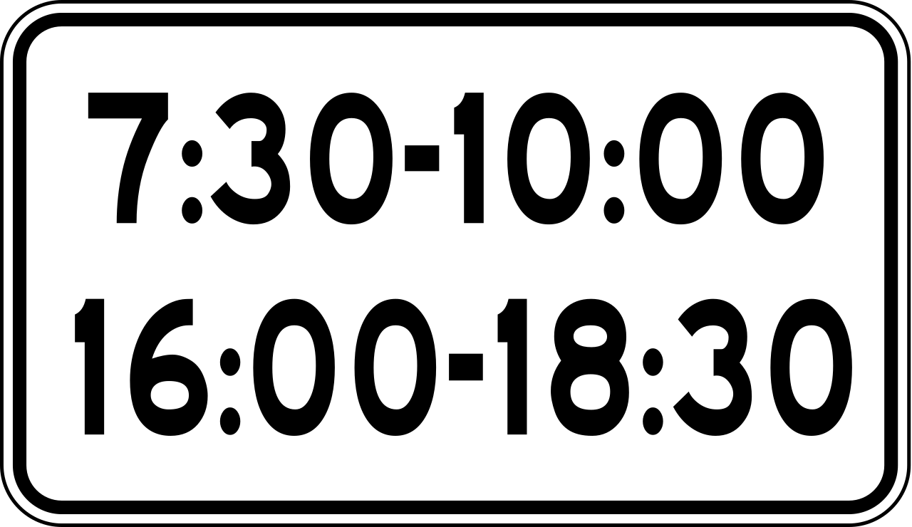 During the times shown.