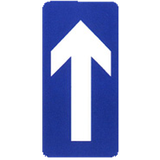 Road with one-way traffic.