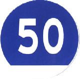 Start of a minimum speed.