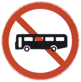 Buses prohibited.