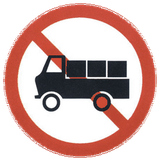 Trucks prohibited.
