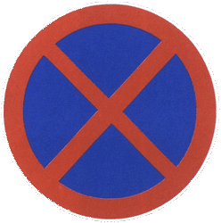 Prohibido parar y estacionar.