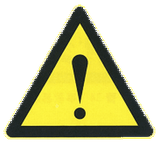 Warning for a danger with no specific traffic sign.