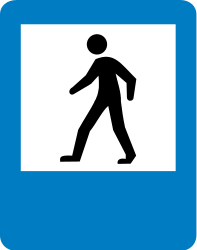 Fußgängerüberweg.
